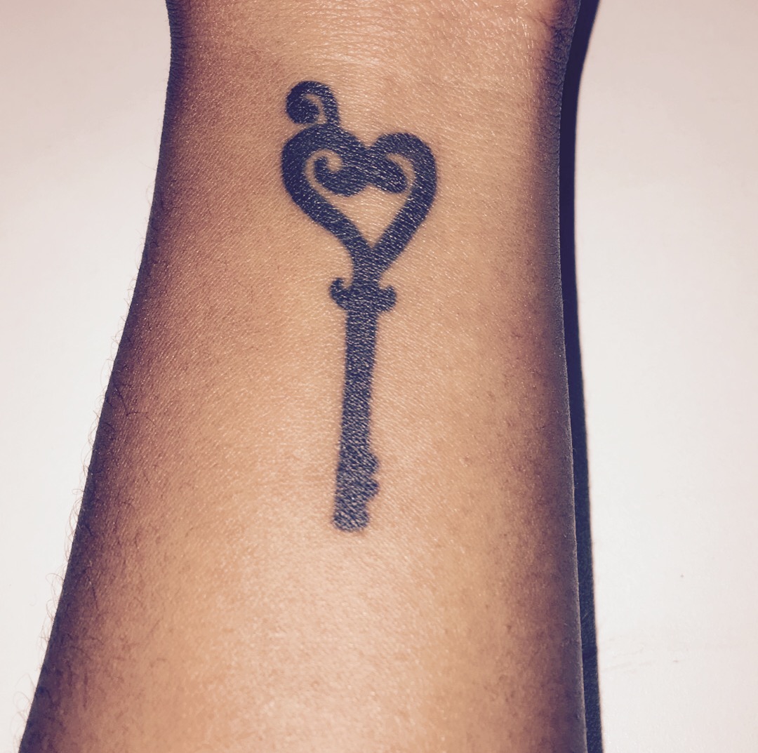 key to my heart tattoo